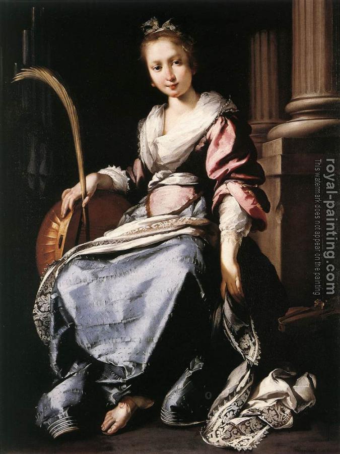 Bernardo Strozzi : St Cecilia